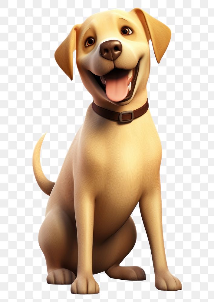 PNG Retriever cartoon mammal animal. 