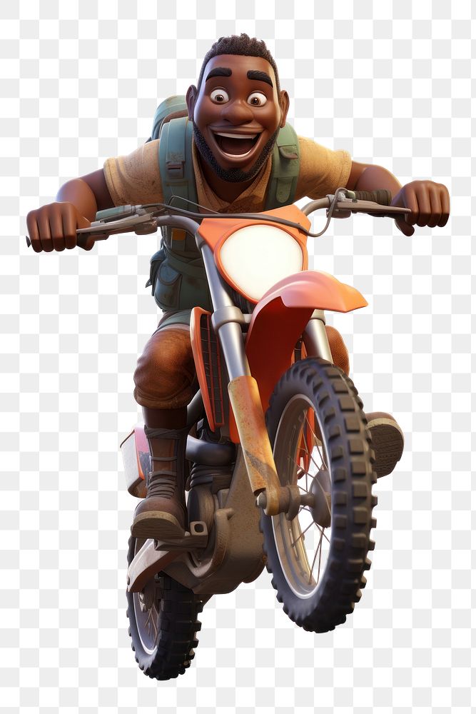 PNG Motorcycle adventure vehicle cartoon. 