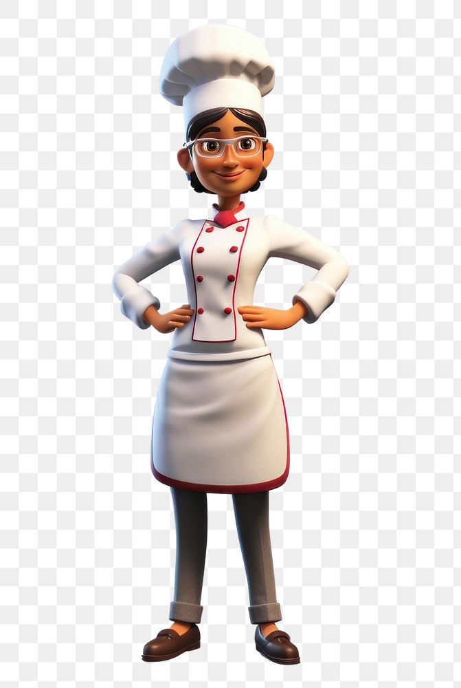 PNG Chef white background nutcracker physician. AI generated Image by rawpixel.
