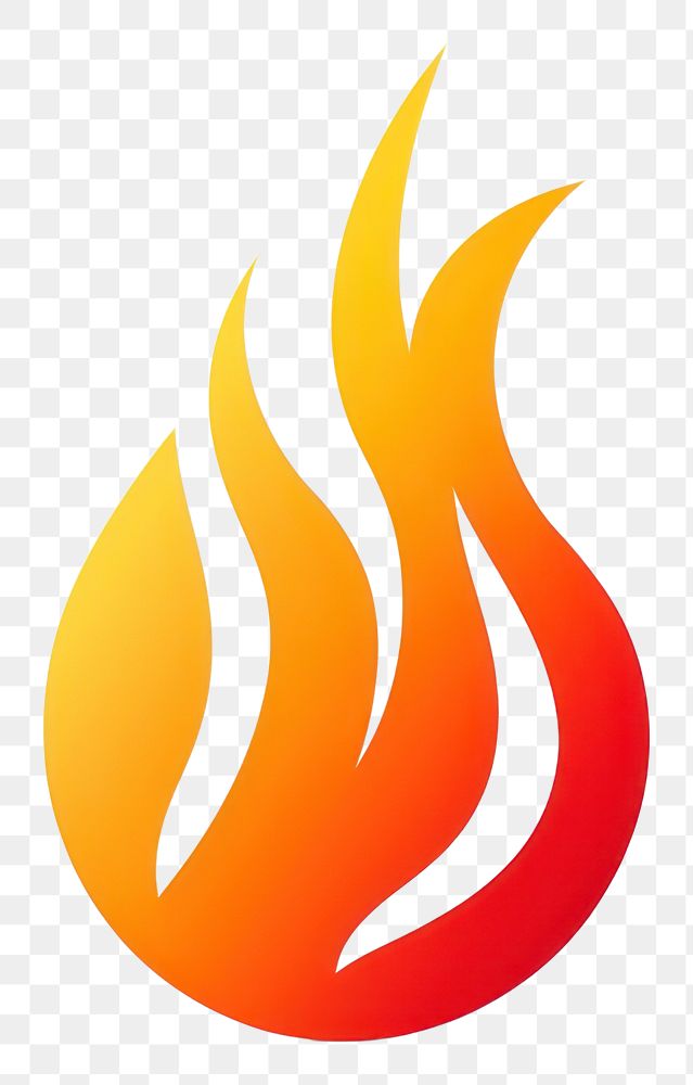 PNG Flame sign logo fire transparent background