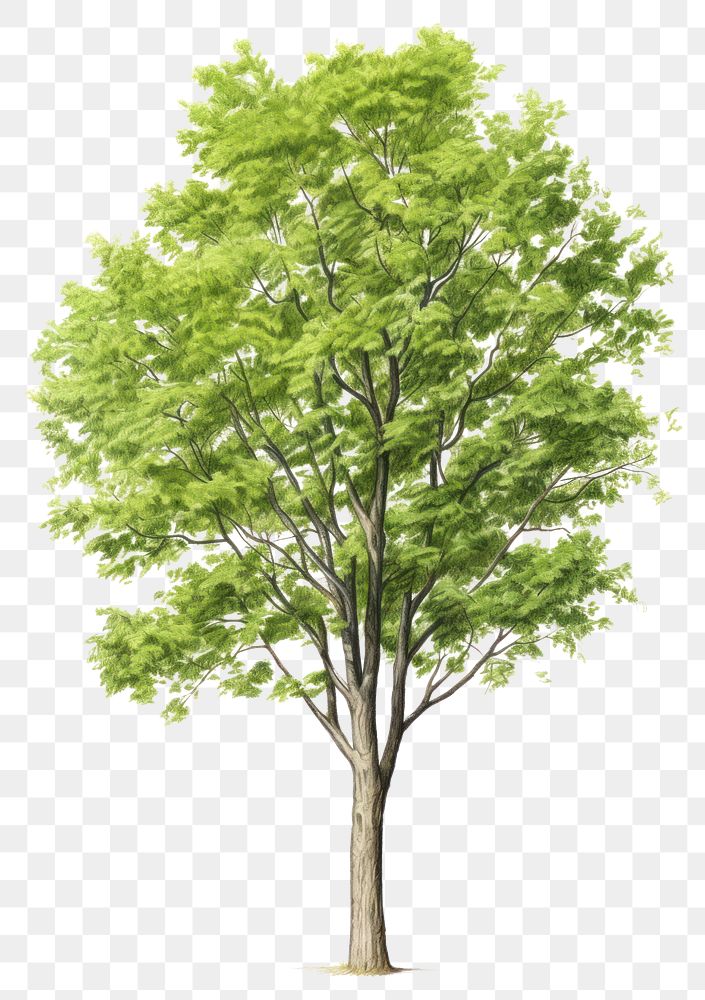 PNG Plant maple tree tranquility. AI generated Image by rawpixel.
