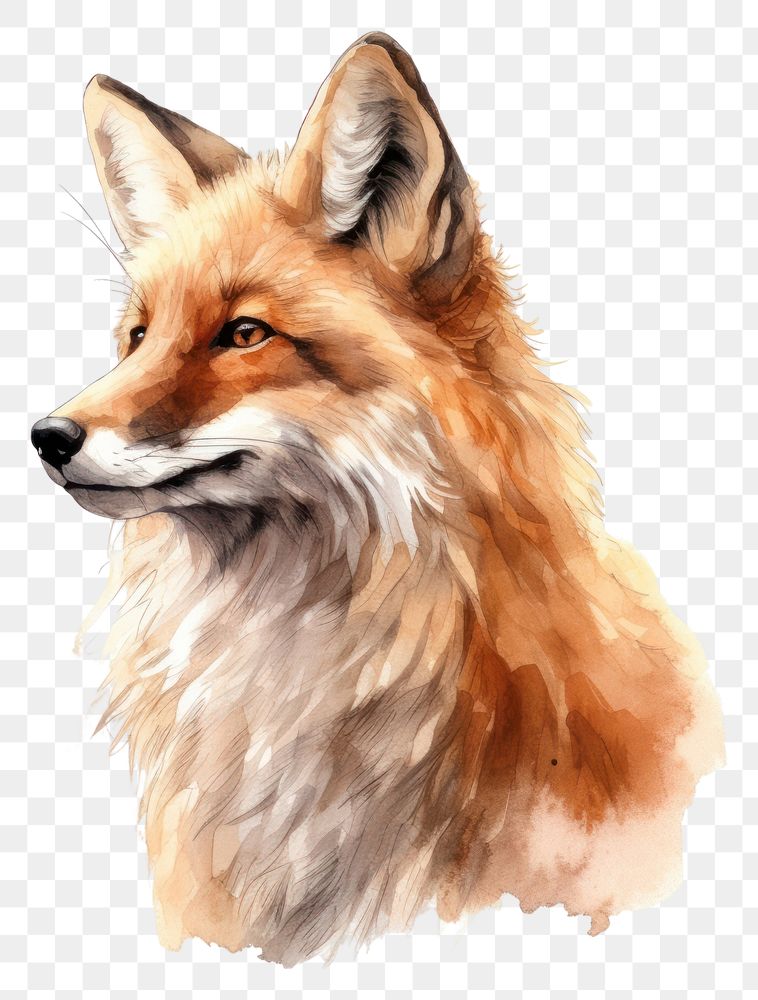 PNG Mammal animal fox pet. AI generated Image by rawpixel.