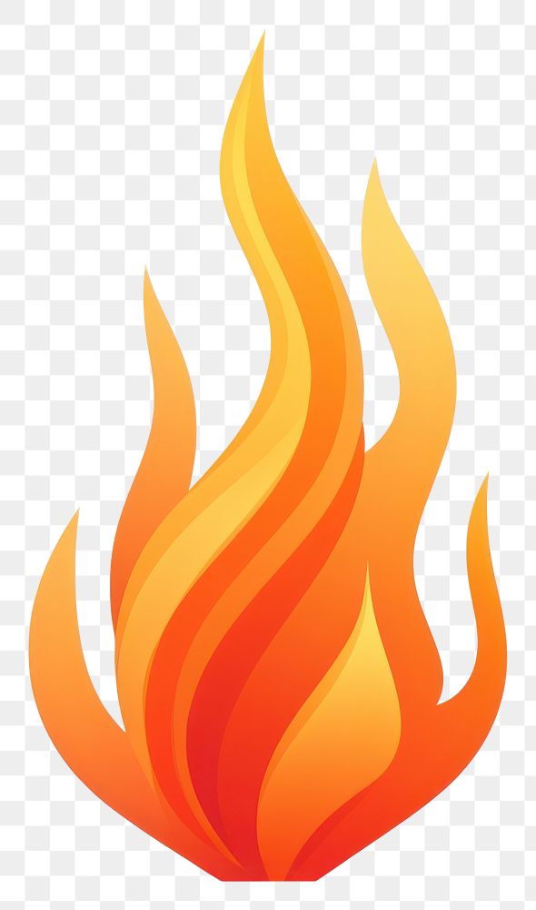 PNG Flame fire glowing burning transparent background