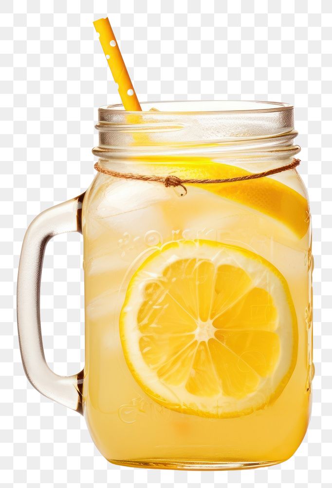 PNG Lemonade drink jar refreshment. AI generated Image by rawpixel.