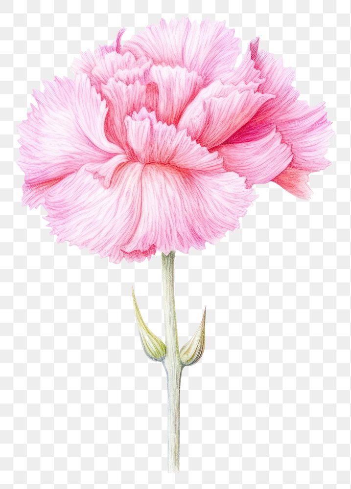 PNG Flower carnation plant inflorescence. AI generated Image by rawpixel.