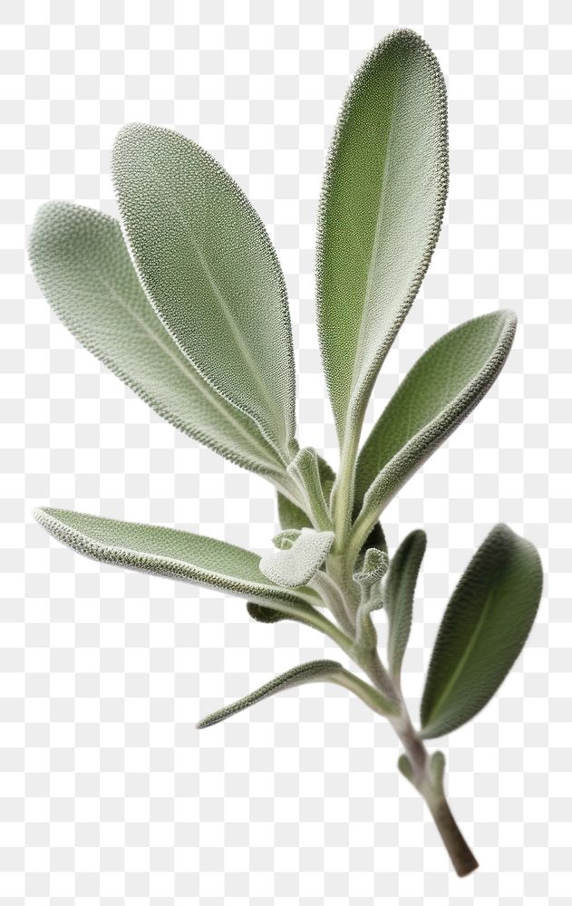 PNG Herbs plant leaf white background. AI generated Image by rawpixel.