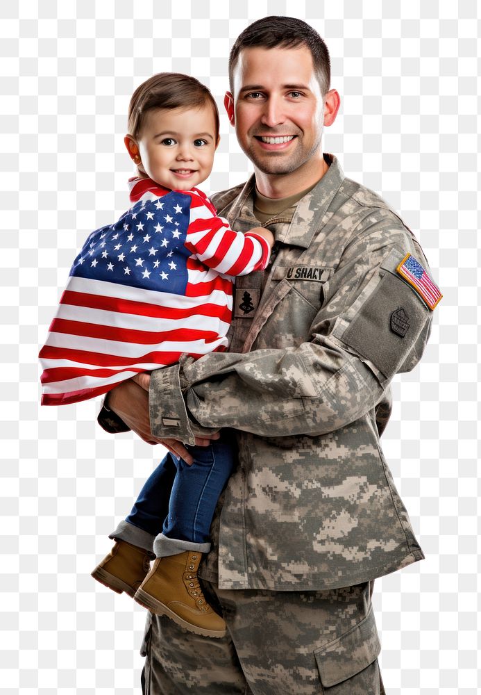 PNG Military soldier adult child. 