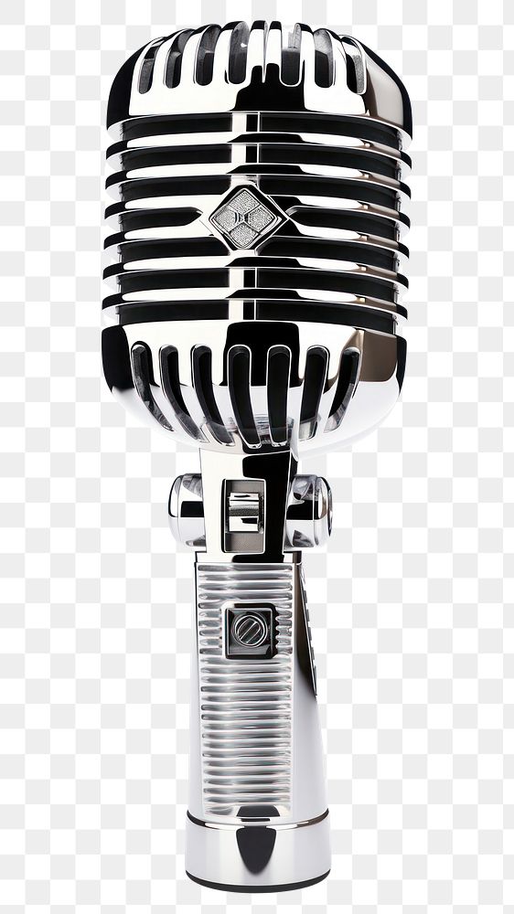 PNG Microphone white transparent background technology. AI generated Image by rawpixel.