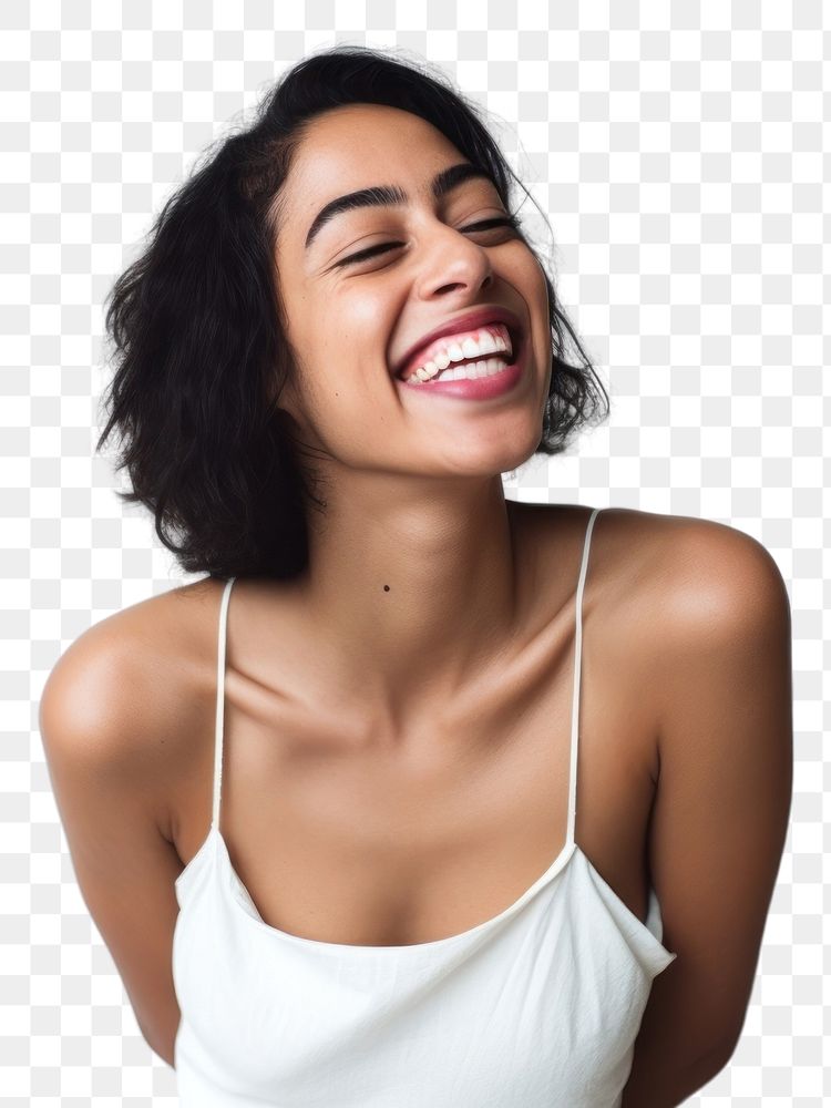 PNG Laughing smile adult relaxation. AI generated Image by rawpixel.