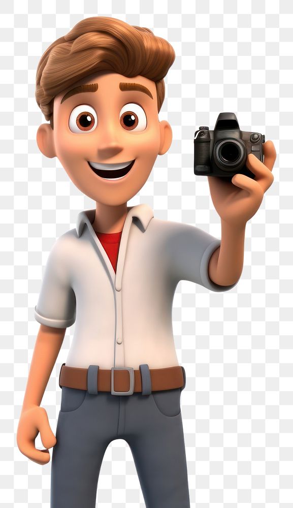 PNG Cartoon white background photographing photographer. AI generated Image by rawpixel.