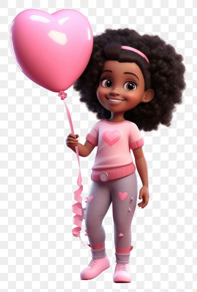 PNG Balloon smiling cartoon doll. 