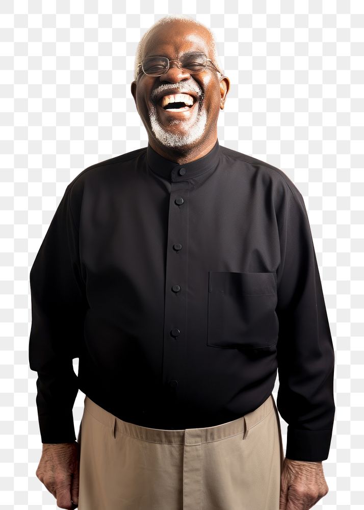 PNG Happy senior smile portrait laughing. AI generated Image by rawpixel.