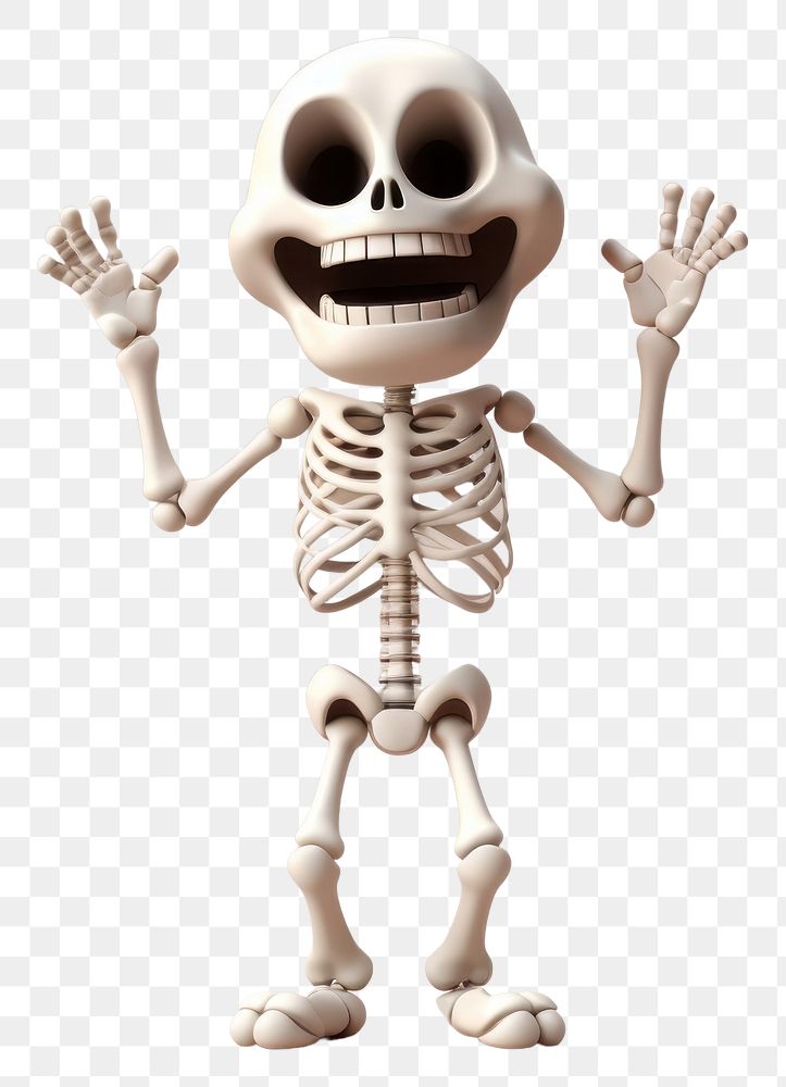 PNG Skeleton representation celebration cartoon. 