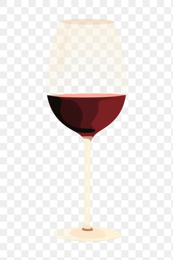 PNG Wine glass drink beverage refreshment. AI generated Image by rawpixel.