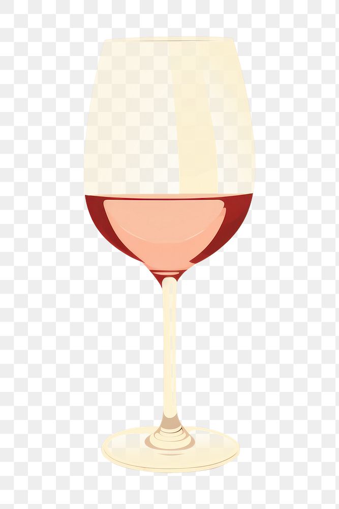 PNG Wine glass drink beverage refreshment. AI generated Image by rawpixel.
