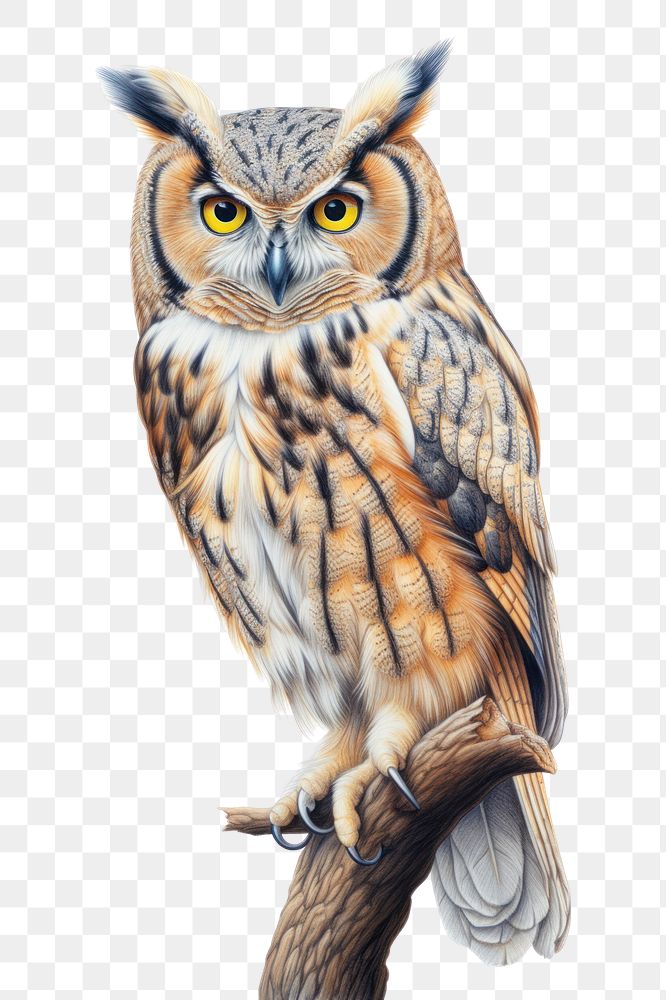 PNG Animal bird beak owl. AI generated Image by rawpixel.