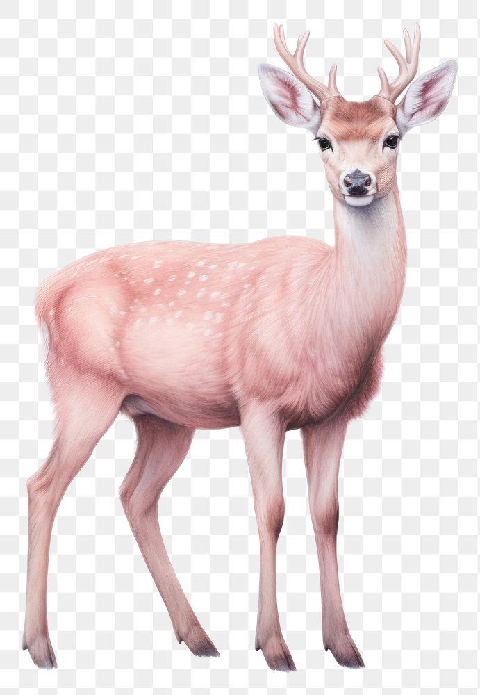 PNG Deer wildlife animal mammal. AI generated Image by rawpixel.