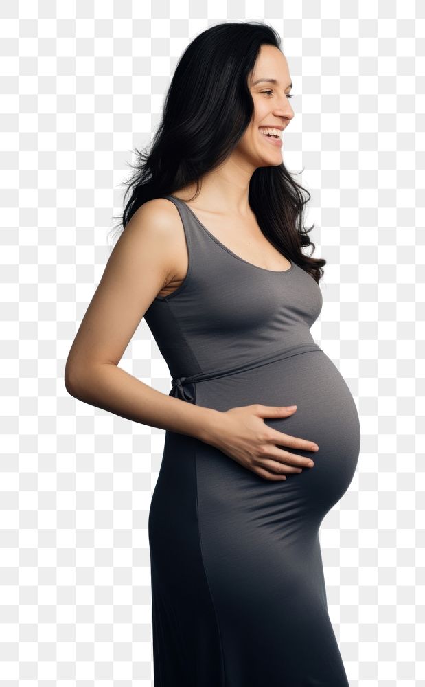 PNG Pregnant happy woman portrait standing dress