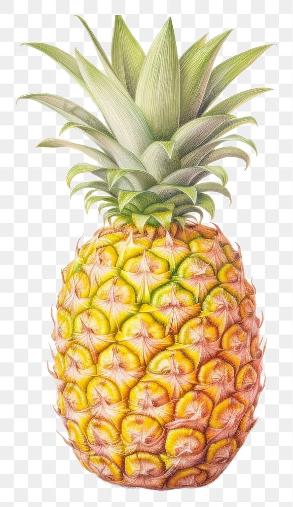 PNG Pineapple fruit plant food. AI generated Image by rawpixel.