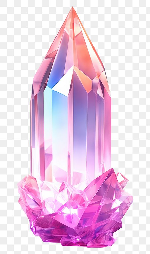 PNG Crystal gemstone mineral jewelry. AI generated Image by rawpixel.