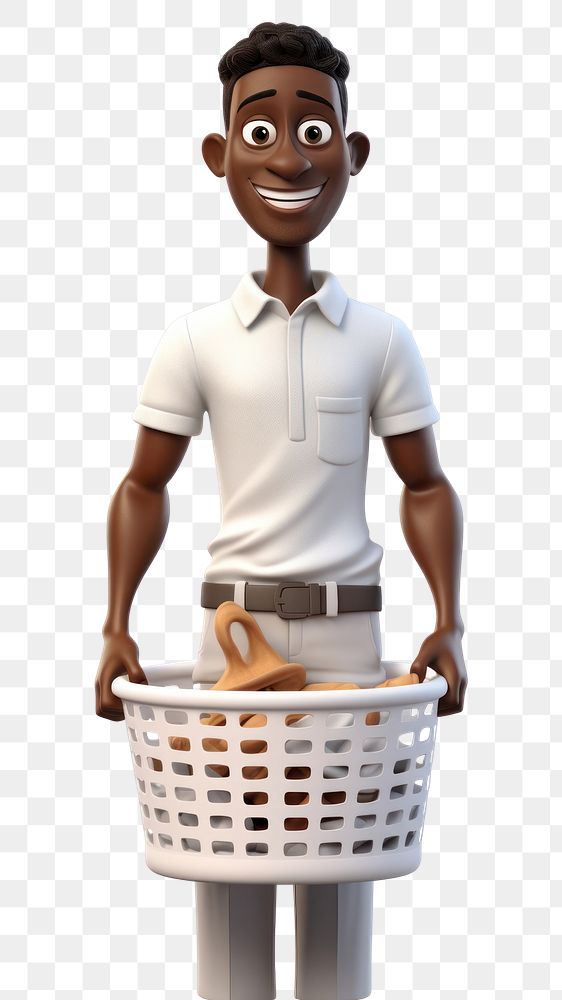 PNG Basket happiness portrait standing. AI generated Image by rawpixel.