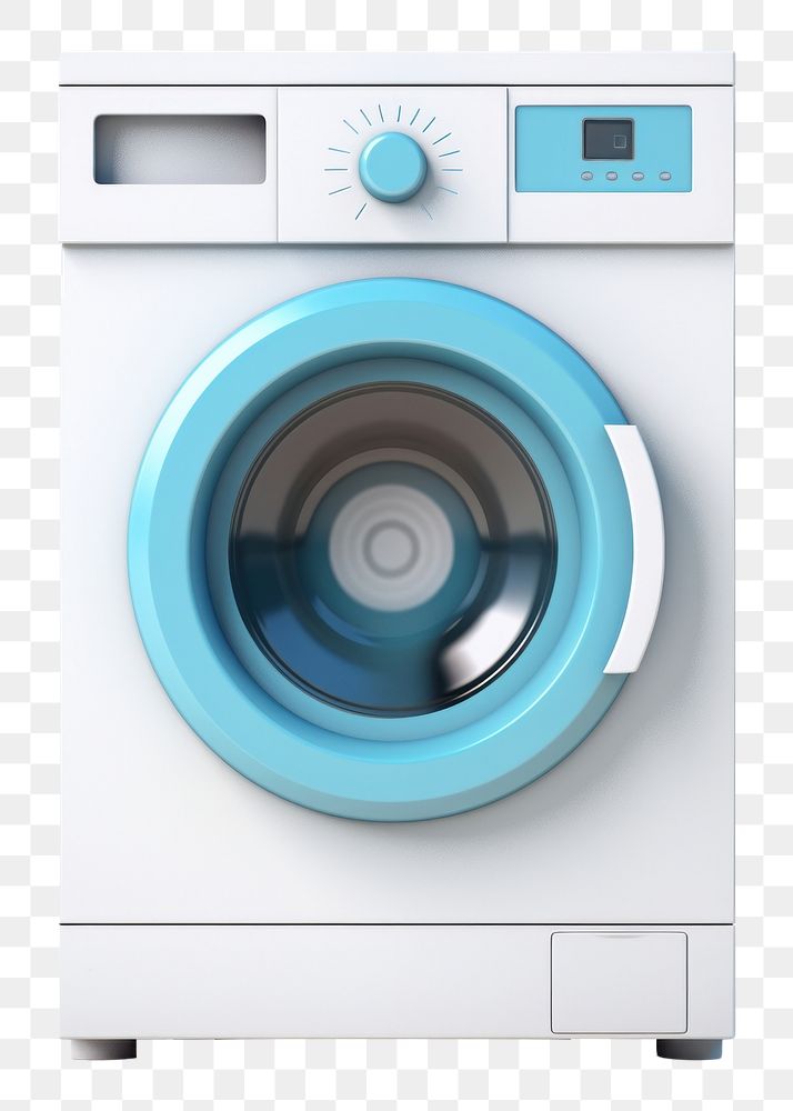 PNG Washing machine appliance dryer white background. AI generated Image by rawpixel.