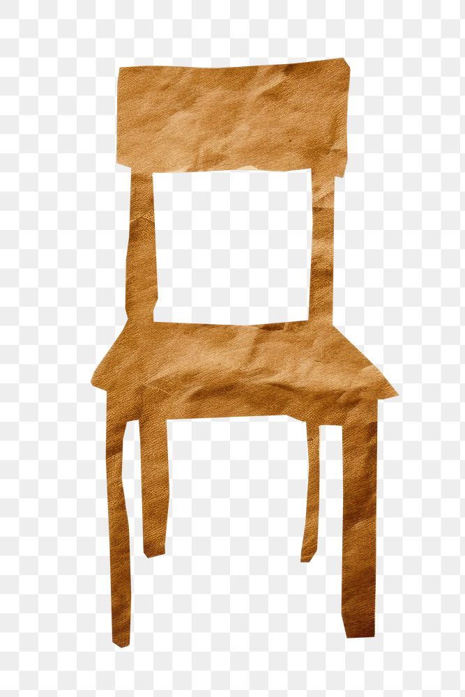 PNG Furniture chair wood absence. AI generated Image by rawpixel.