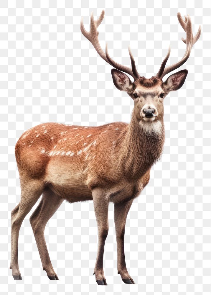 PNG Wildlife animal antler mammal. AI generated Image by rawpixel.