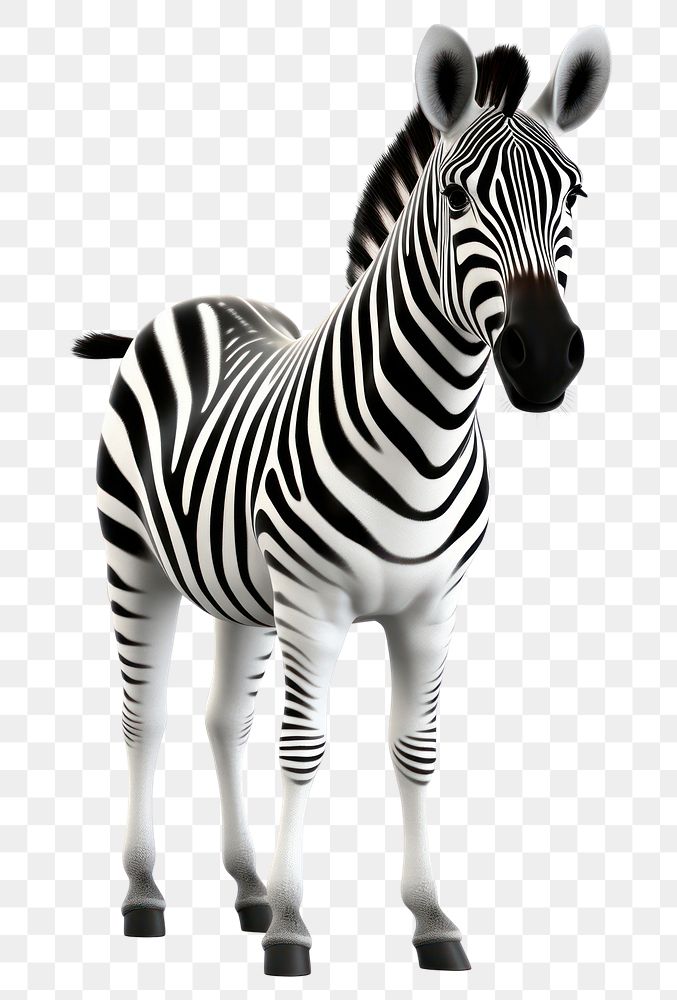 PNG Zebra zebra wildlife cartoon. 