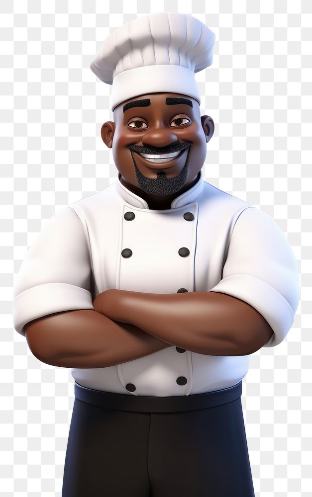PNG Chef portrait cartoon adult. AI generated Image by rawpixel.
