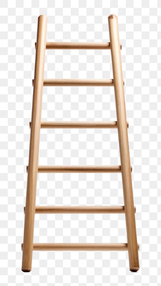 PNG Wooden ladder shelf architecture furniture. AI generated Image by rawpixel.