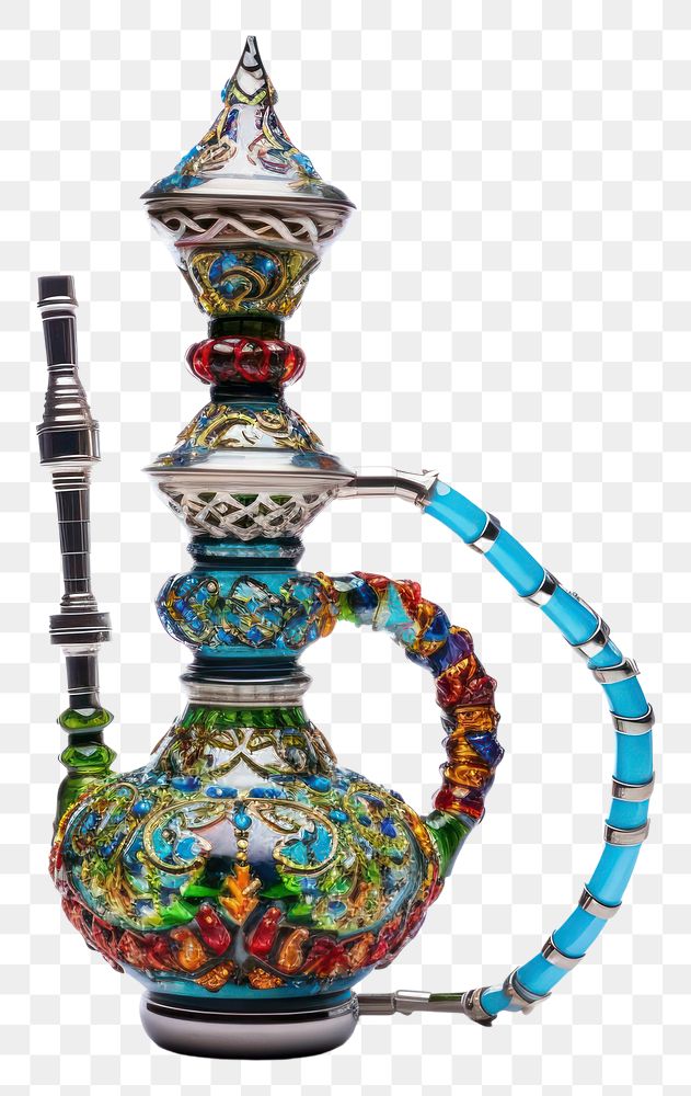 PNG Hookah art white background architecture. AI generated Image by rawpixel.
