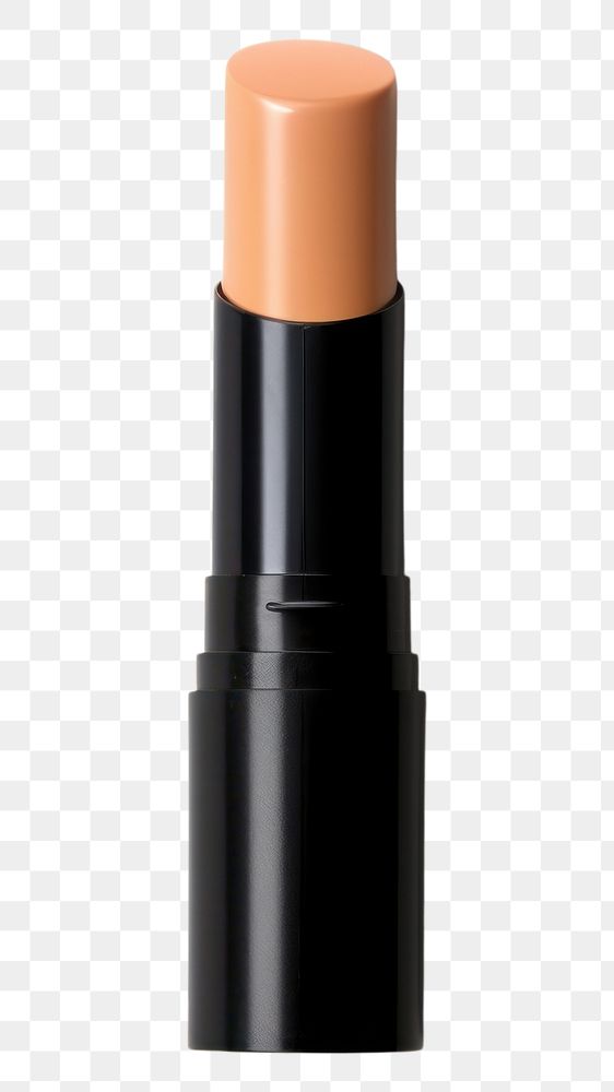 PNG Concealer stick cosmetics lipstick white background. AI generated Image by rawpixel.
