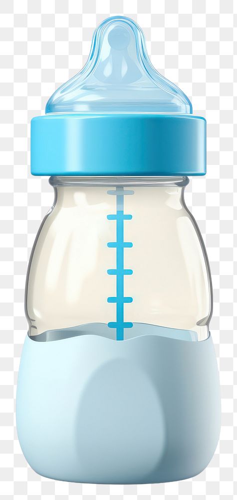 PNG Baby bottle white background drinkware container. AI generated Image by rawpixel.