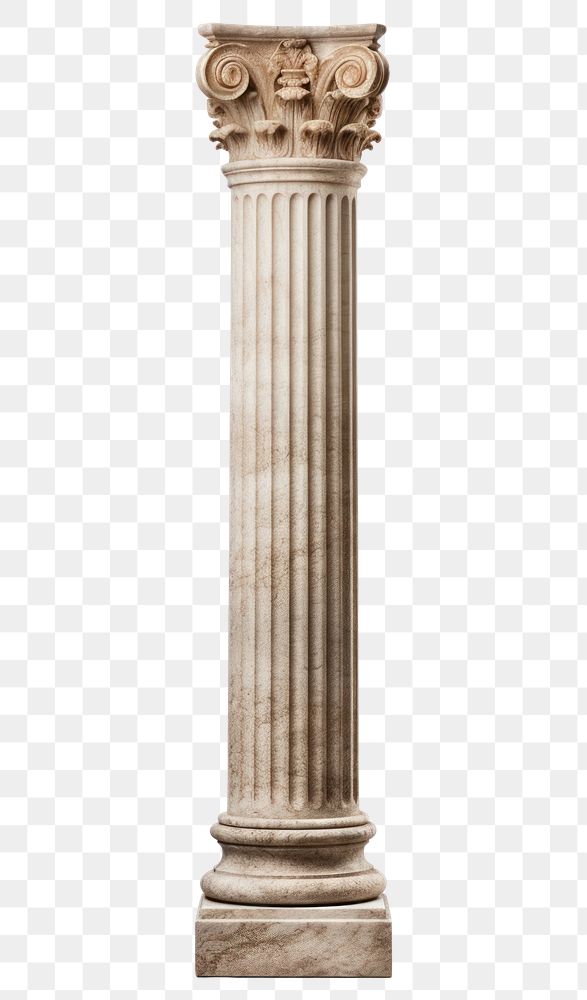 PNG Roman column architecture white background colonnade