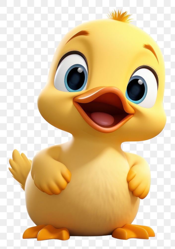 PNG Cute animals cartoon duck toy. AI generated Image by rawpixel.