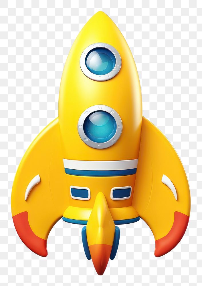 PNG Rocket vehicle cartoon toy. 