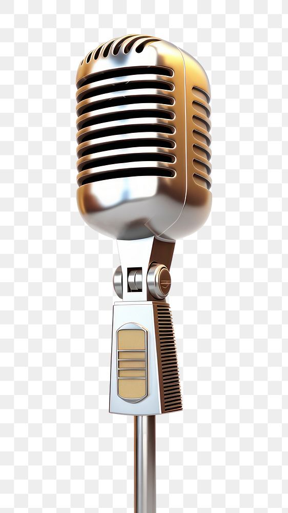 PNG Microphone white background technology equipment. AI generated Image by rawpixel.