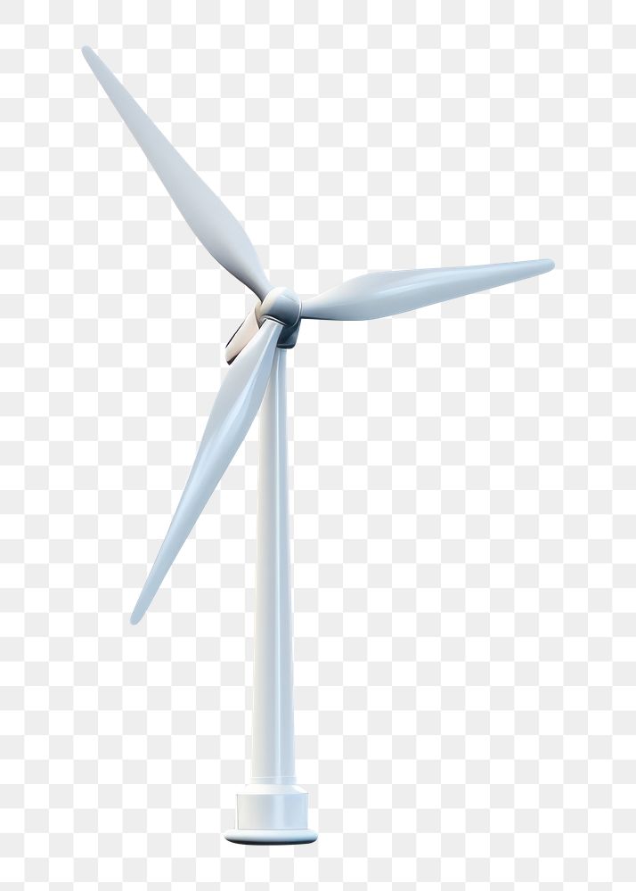 PNG Wind turbine machine white background transportation. AI generated Image by rawpixel.