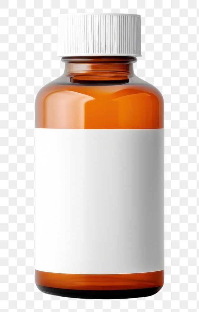 PNG Bottle label white background container. AI generated Image by rawpixel.