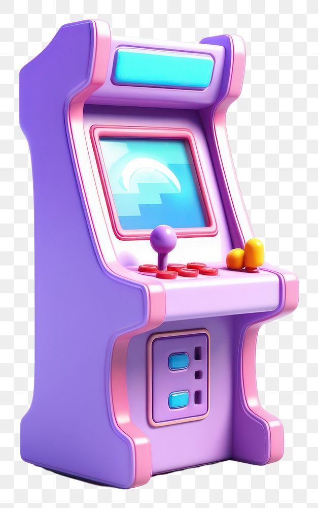 PNG Game arcade cartoon white background electronics. AI generated Image by rawpixel.
