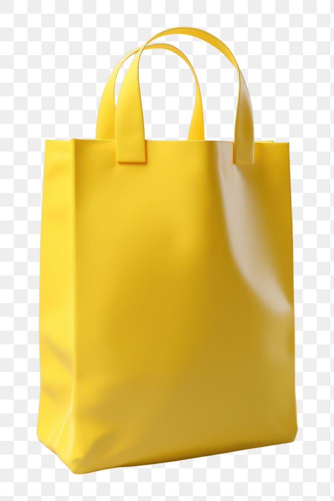 PNG Plastic bag handbag yellow accessories. 