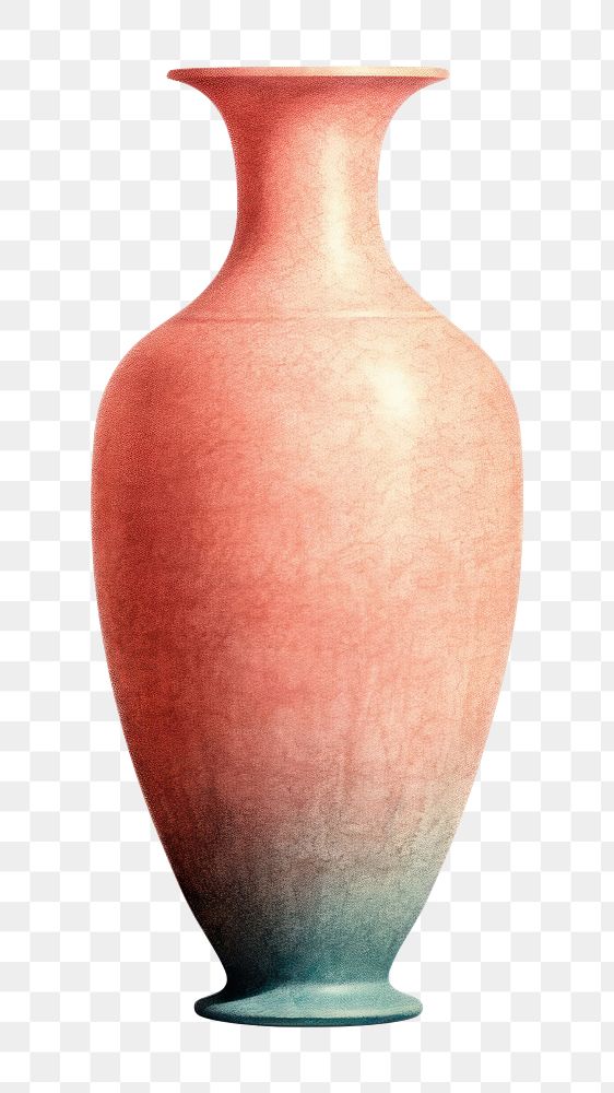 PNG Vase pottery red  