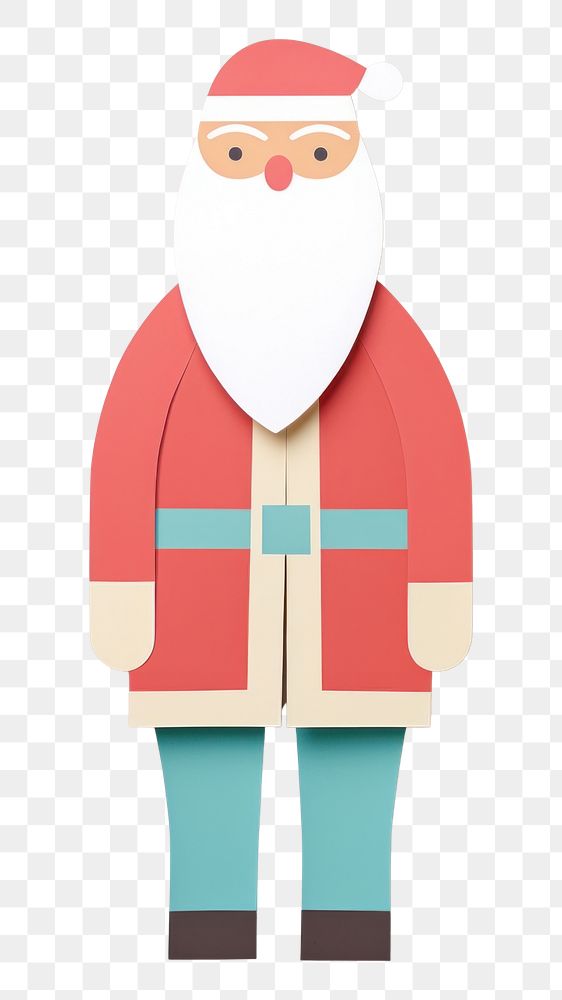 PNG Santa Claus craft anthropomorphic representation. AI generated Image by rawpixel.