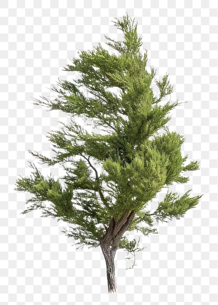 PNG Tree plant fir white background. AI generated Image by rawpixel.