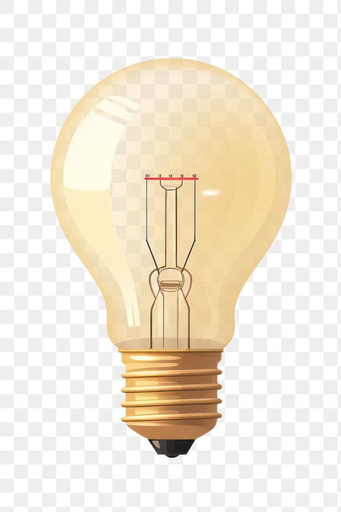 PNG Bulb lightbulb lamp electricity. AI generated Image by rawpixel.
