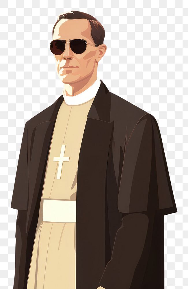 PNG Clergyman sunglasses fashion adult. AI generated Image by rawpixel.