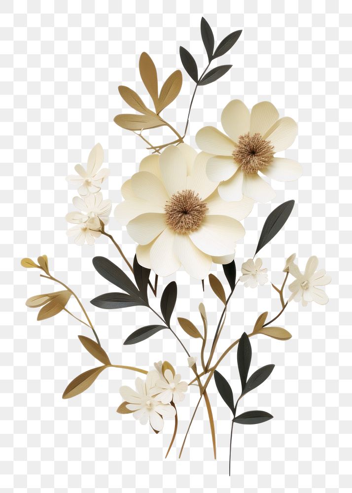PNG Flowers pattern plant petal. AI generated Image by rawpixel.