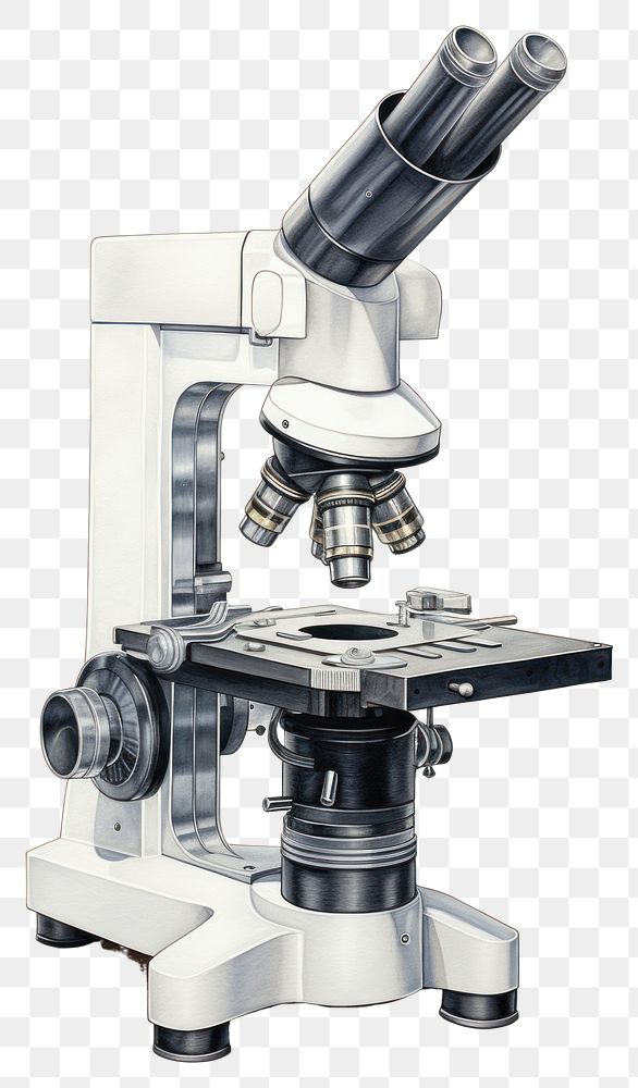 PNG Microscope microscope biotechnology magnification. AI generated Image by rawpixel.