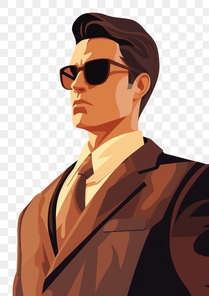 PNG Attorney sunglasses portrait adult. AI generated Image by rawpixel.